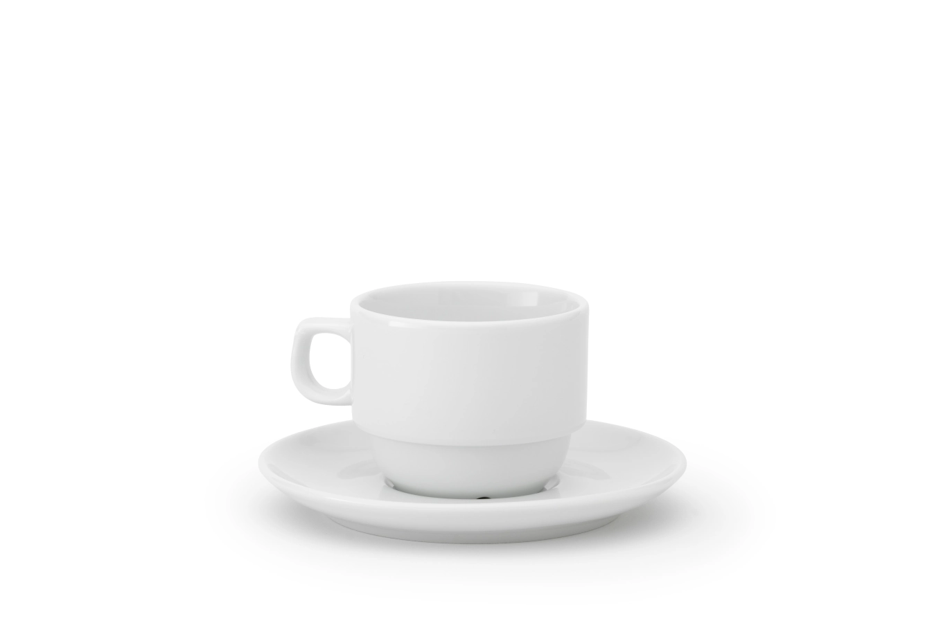 Praha kaffekopp 19 cl ihop med kaffefat från G. Benedikt.