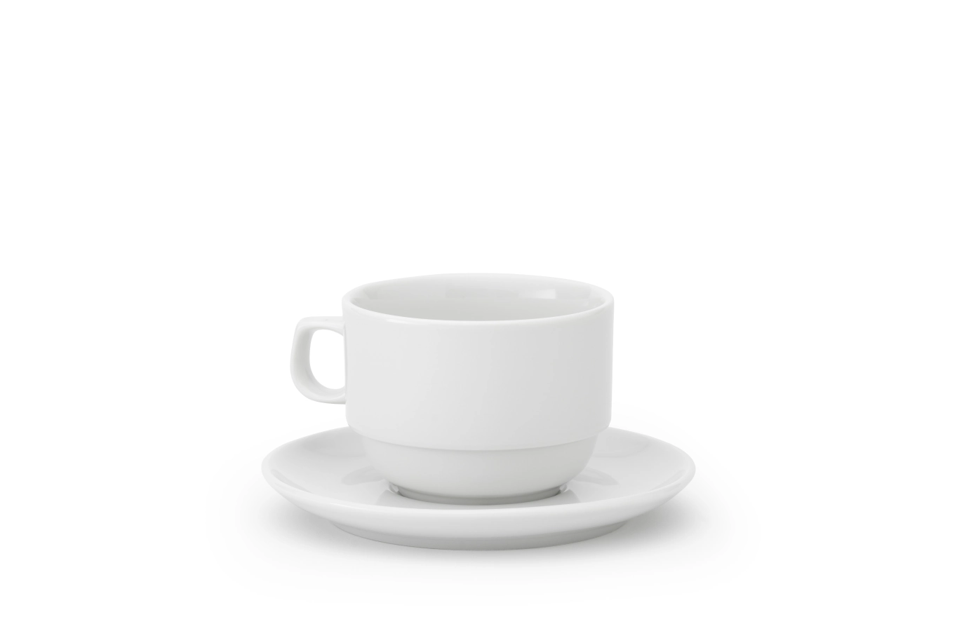 Praha kaffekopp 25 cl ihop med kaffefat från G. Benedikt.