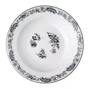 Princip djup tallrik 23 diameter cm med dekor Cerna från Benedikt.