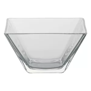 Quadro skål 10x10 cm och 29 cm av glas från Utopia Tableware