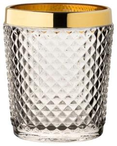 Dante, Double Old Fashioned, tumbler, 34 cl, guldkant - 6 st/fp