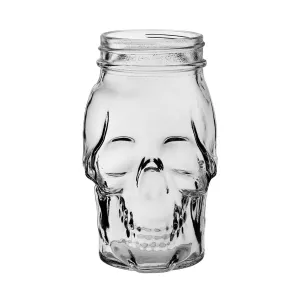 Skull drinkglas 50 cl från Utopia Tableware med dödskalle motiv.