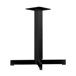 Rockless bordsstativ 64x64 cm i svart med höjd 72 cm.