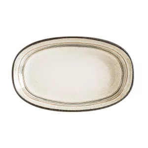 Cortado Spiral Gourmet oval tallrik 29x17 cm från Bonna.