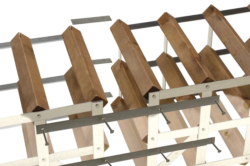 Sammanfogningskit för påbyggnadsbara vinställ från Traditional Wine Rack.