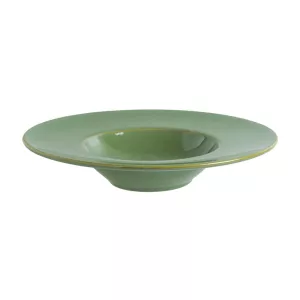 Sage djup tallrik och pastatallrik som är 28 diameter cm från Bonna.