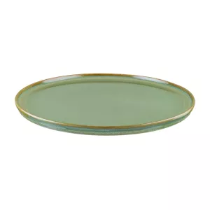 Sage tallrik som är 16 diameter cm från Bonna.