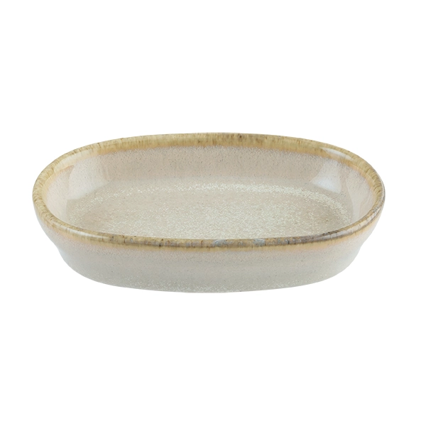 Sand Hygge ovalt fat 10x6,5 cm från Bonna.