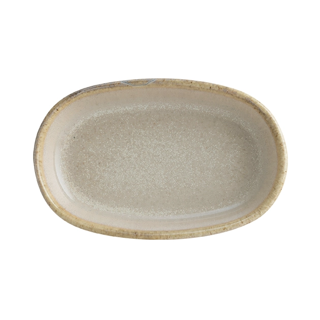 Sand Hygge ovalt fat 10x6,5 cm från Bonna.