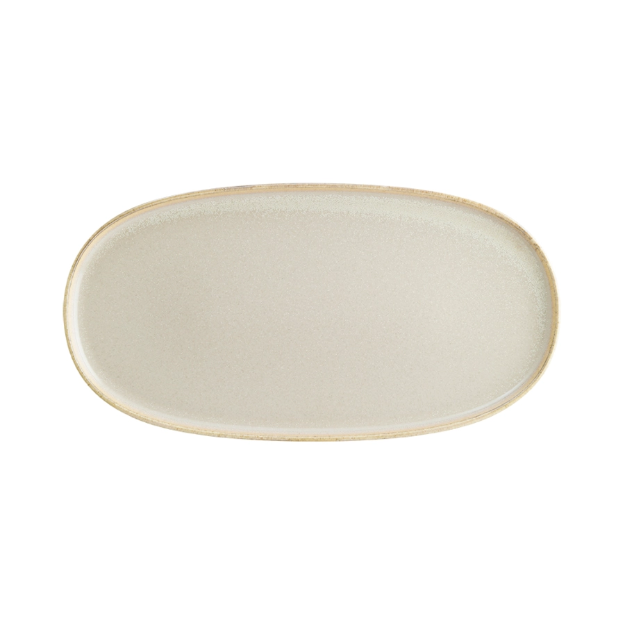 Sand Hygge ovalt fat 30x16 cm från Bonna.