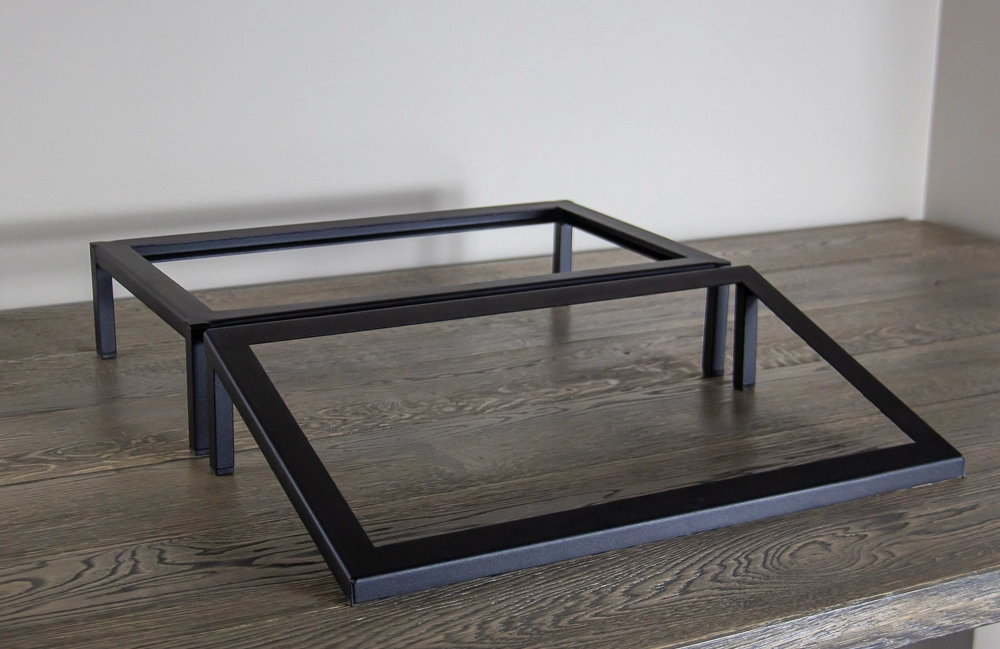 Ställningar ihop med trälådor från Select Concept.