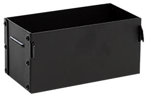 Semi box, 7x14,5x7 cm, svart