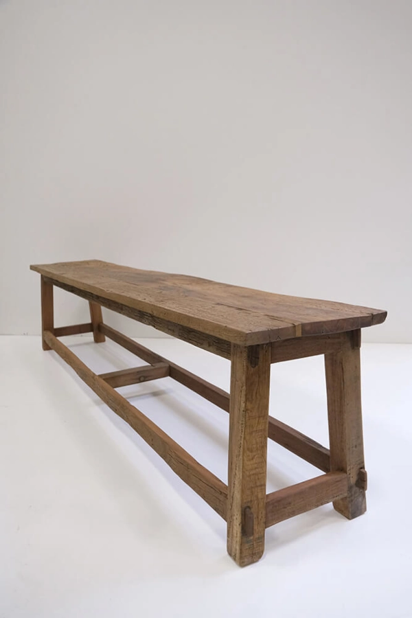 Enghave bänk 200x35 cm från Trademark Living av återvunnet trä och rustik.