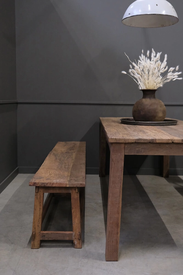 Enghave bänk 200x35 cm från Trademark Living av återvunnet trä och rustik.