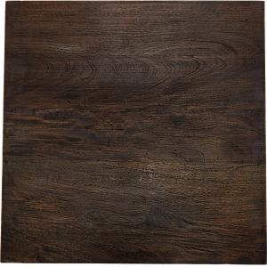 Bach bordsskiva 70x70 cm brunsvart rustik - 2 st/fp