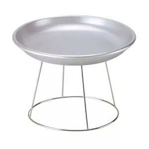 Skaldjursfat av aluminium med ställning från Agnelli.