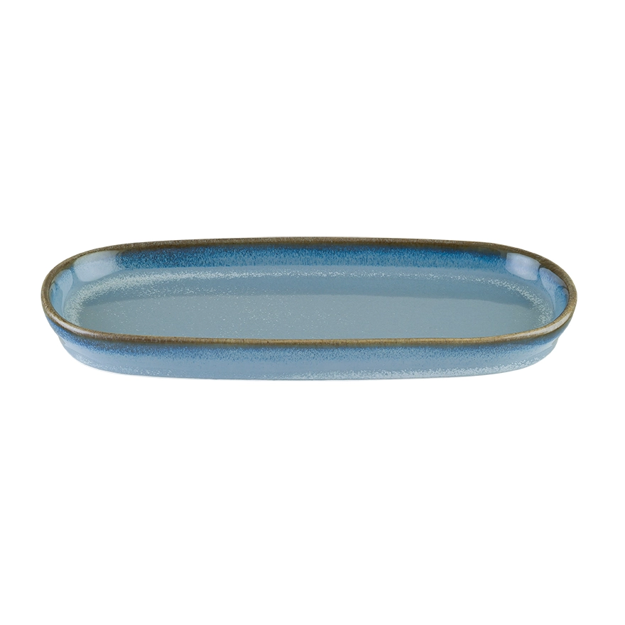 Sky Hygge ovalt fat som är 21x10 cm från Bonna.