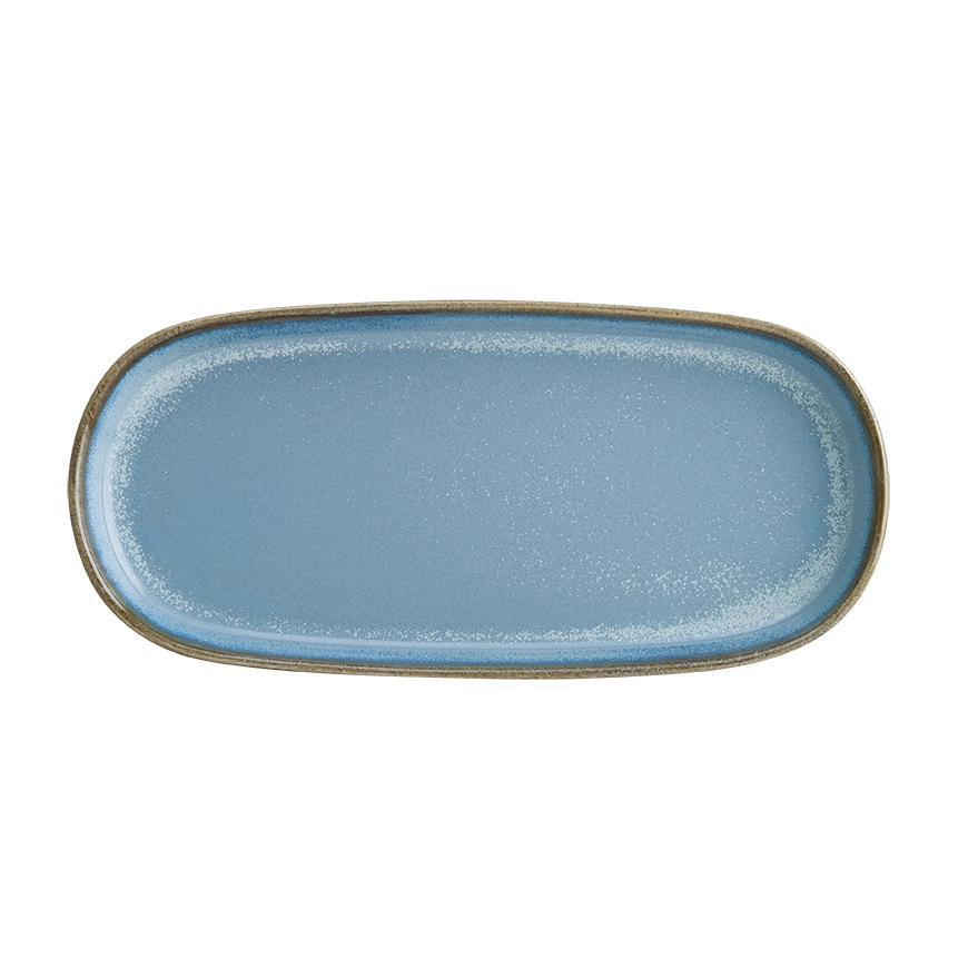 Sky Hygge ovalt fat som är 21x10 cm från Bonna.