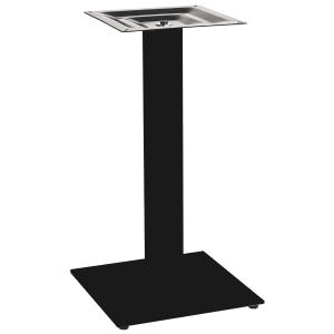 Flat stativ, 40x40 cm, höjd 73 cm, pelare 8x8 cm, svart
