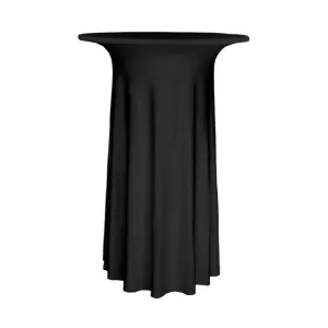 Deluxe ståbordsöverdrag 80 diameter cm från Elj i svart.
