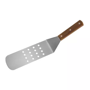 Stekspade 36 cm med perforerad blad och trähandtag från Östlin.