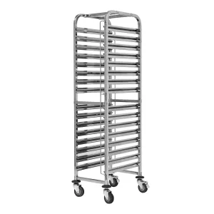 Stickvagn från Exxent för 16 st GN 1/1 plåtar eller kantiner.