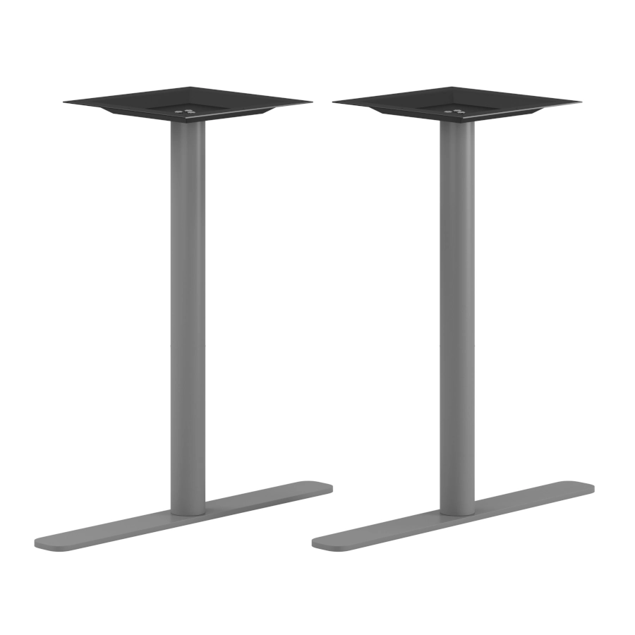 Studio 2-pelare bordsstativ i grått från Elj.