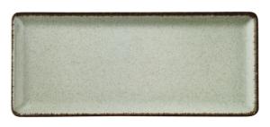 Pearl Tan, flat tallrik, 35x15 cm, grön - 6 st/fp