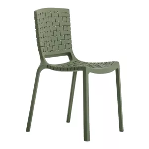 Tatami 305 stol från Pedrali i grönt.