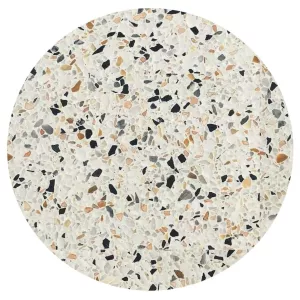 Terrazzo mozaik bordsskiva 60 diameter cm från Werzalit.