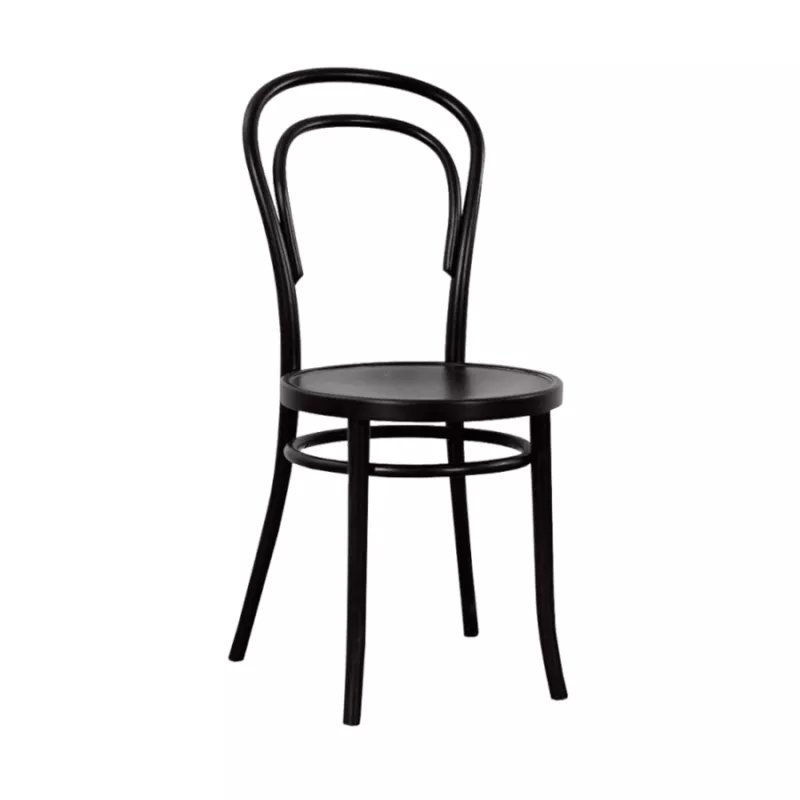 Thonet stol, träsits, svartbets