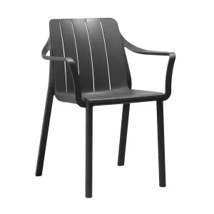 Tiberina karmstol från Nardi i antracit.