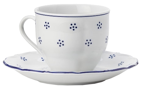 Verona, kaffekopp, 25 cl, dekor Valbella - 6 st/fp