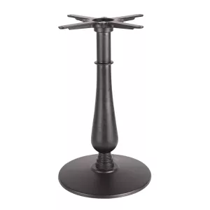 Victoria bordsstativ med rund bottenplatta och klassisk design som passar bra till en rund eller fyrkantig bordsskiva.