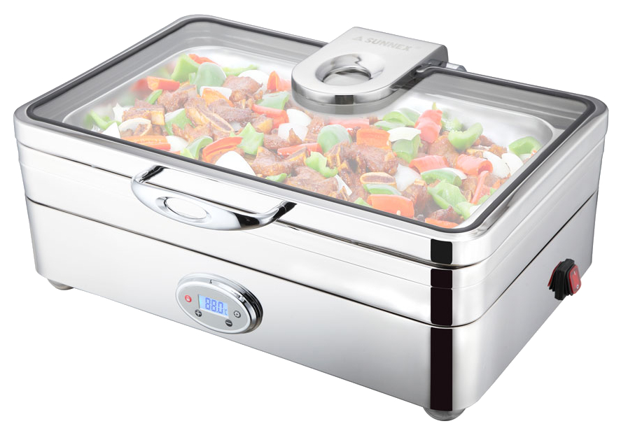 Burano, chafing dish, GN 1/1, 13,5 liter, elektrisk, digital