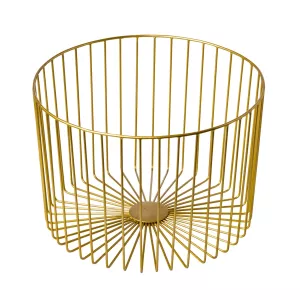 Stålkorg 33 diameter cm i guld från Stylepoint.