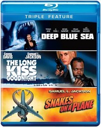 Deep Blue Sea / Long Kiss Goodnight / Snakes On A Plane (BLU-RAY)
