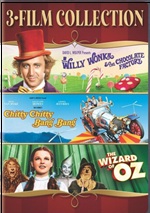 Willy Wonka & The Chocolate Factory / Chitty Chitty Bang Bang / Wizard Of Oz