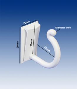 Kupongkrok Vit med Skumtejp  100 st / fp