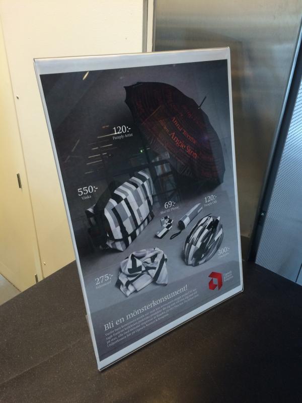 A3 stående akrylställ