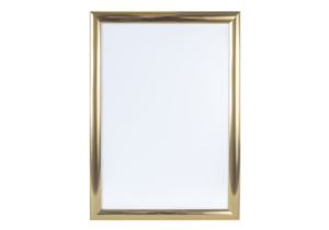 A3 Väggram alu Guld 25 mm