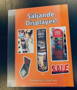 A4 skyltficka med nano tejp