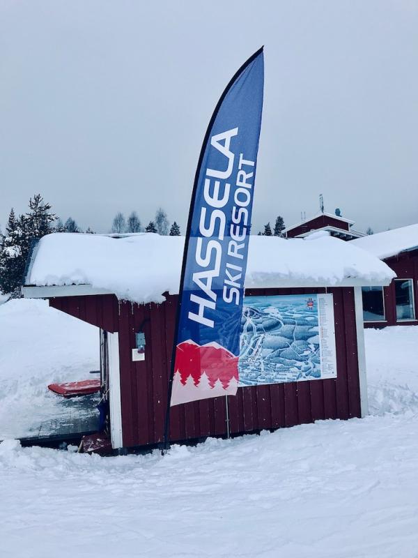 Beachflagga 360 cm hög