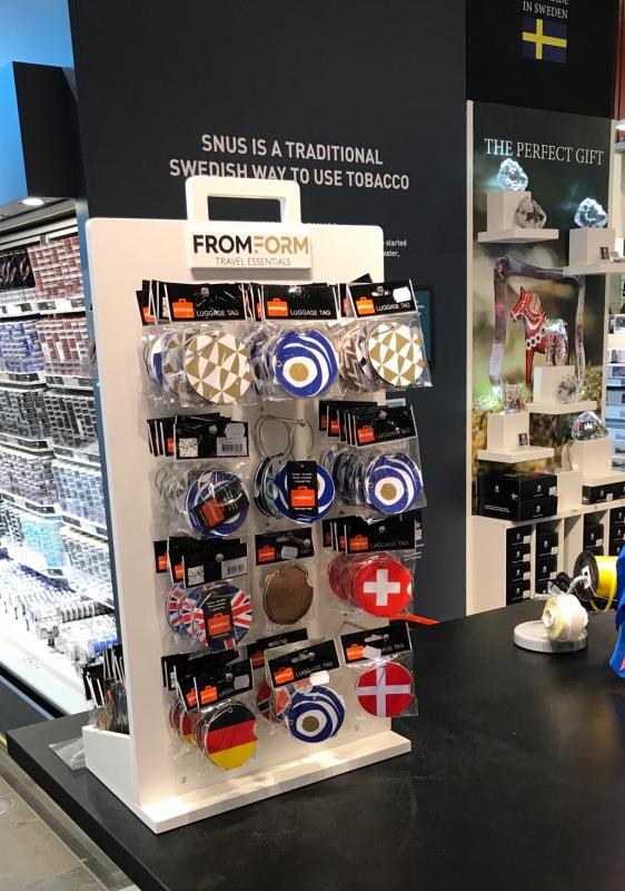 Bordsdisplay 380x680 mm med 36 spjut