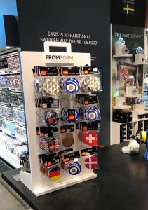 Bordsdisplay 380x680 mm med 36 spjut