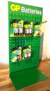 Bordsdisplay batterier mm