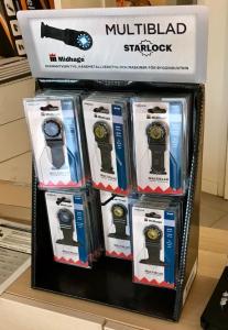 Bordsdisplay med 6 spjut