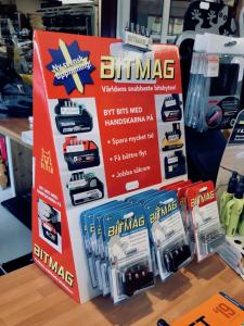 Bordsdisplay med spjut