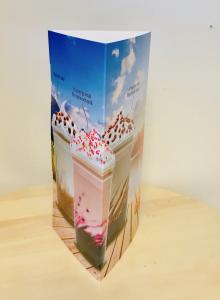Bordspratare A4 format 3 sidor