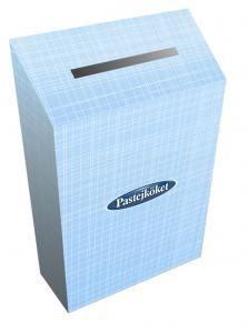 Brevlåda i wellpapp med eget tryck